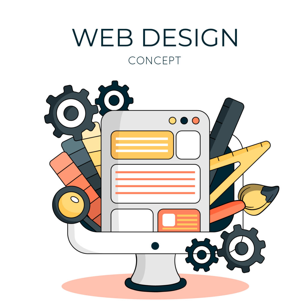 A web development image