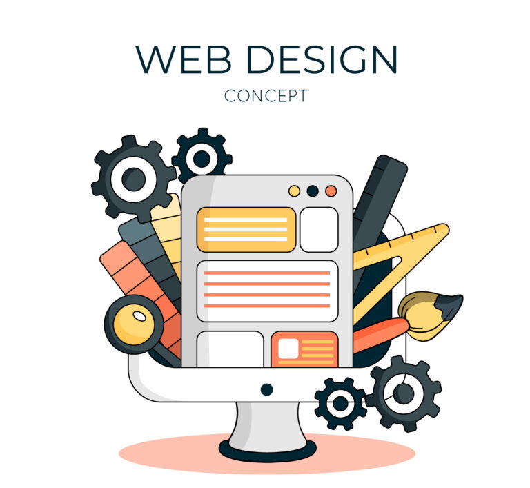 A web development image